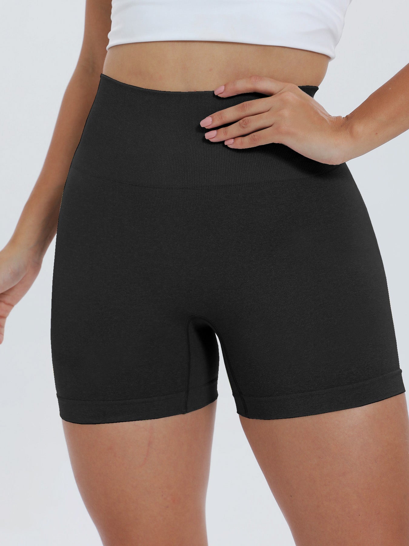 High Waist Active Shorts - Charming Charlie