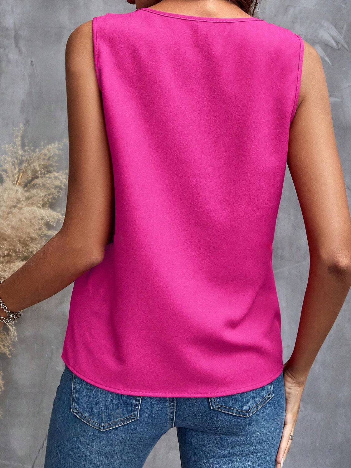 Ruffled V-Neck Tank - Charming Charlie