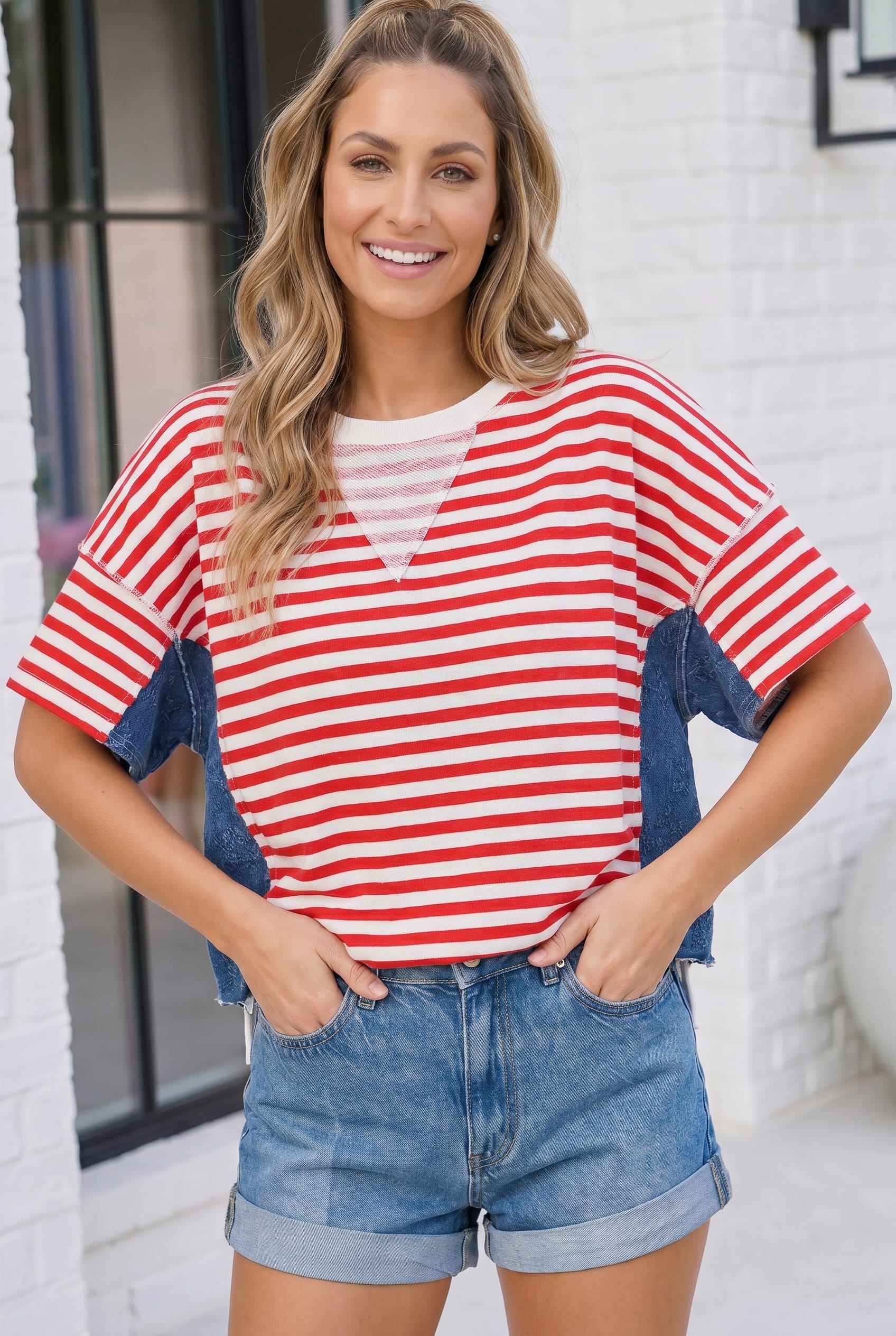Stars Stripes and So Much Style Top - Charming Charlie