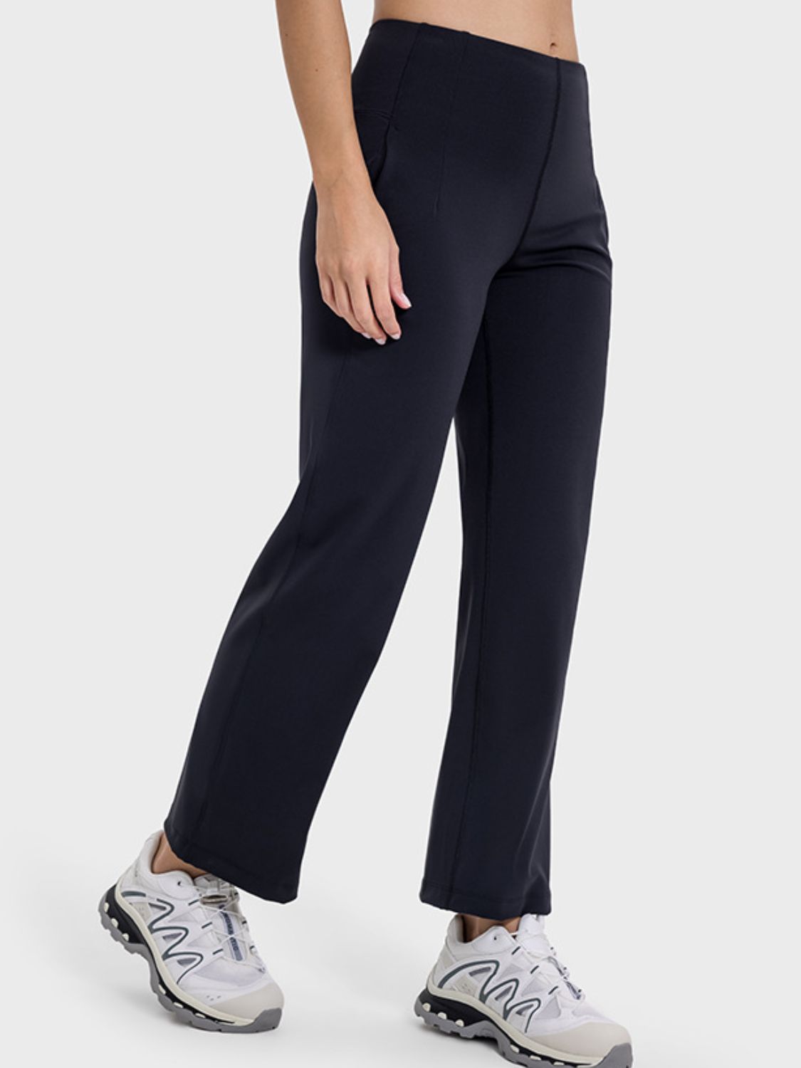 Pocketed High Waist Active Pants - Charming Charlie