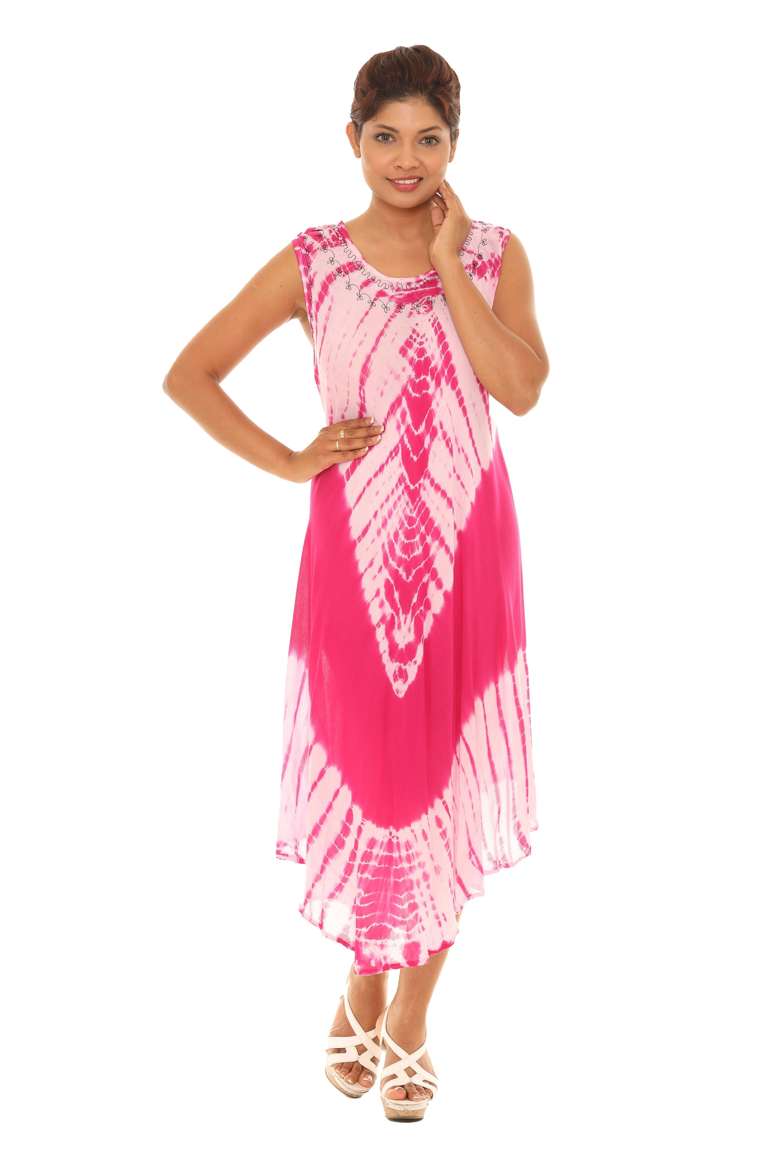 Tie Dye Rayon Sundress - Shoreline Wear, Inc.