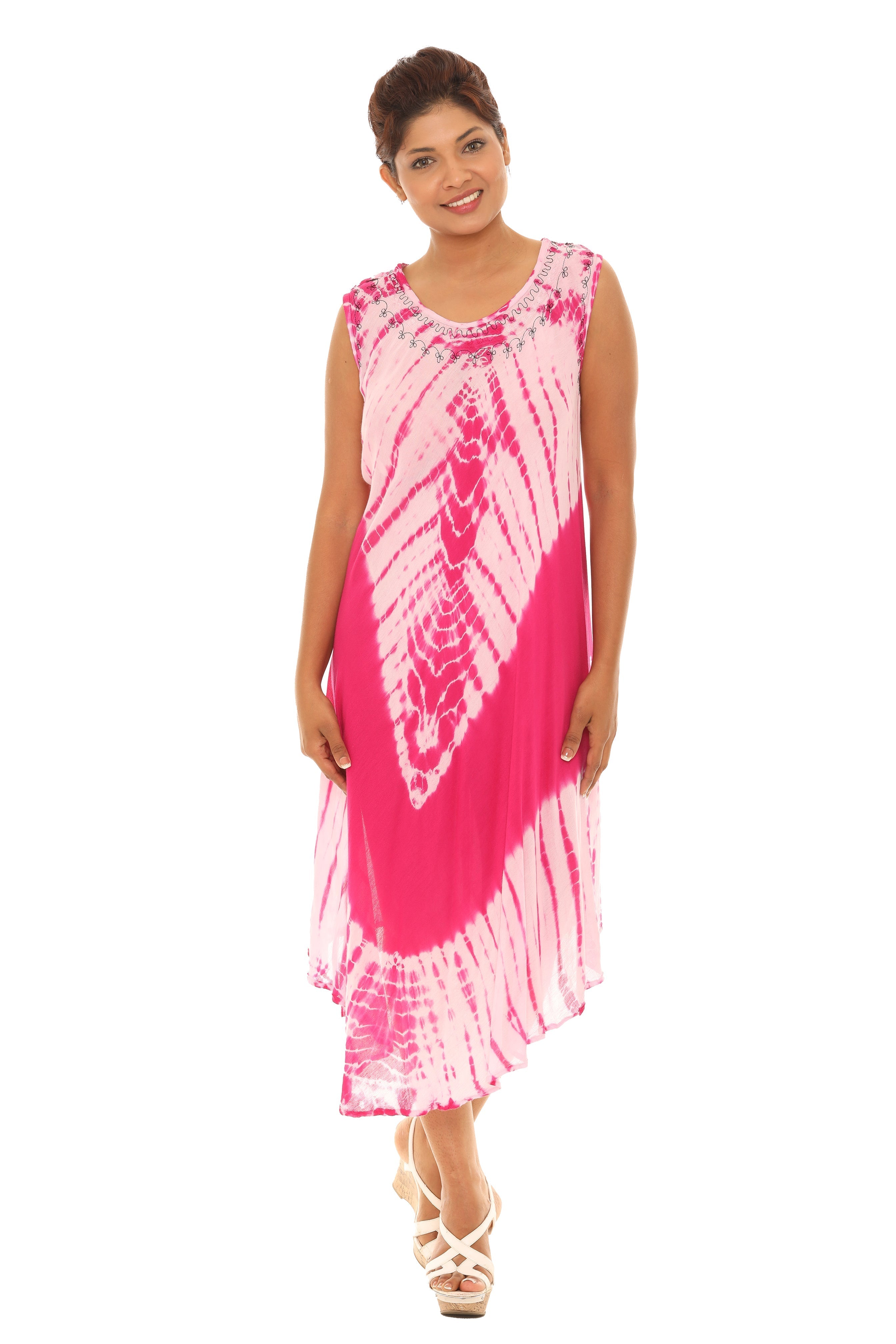 Tie Dye Rayon Sundress - Shoreline Wear, Inc.