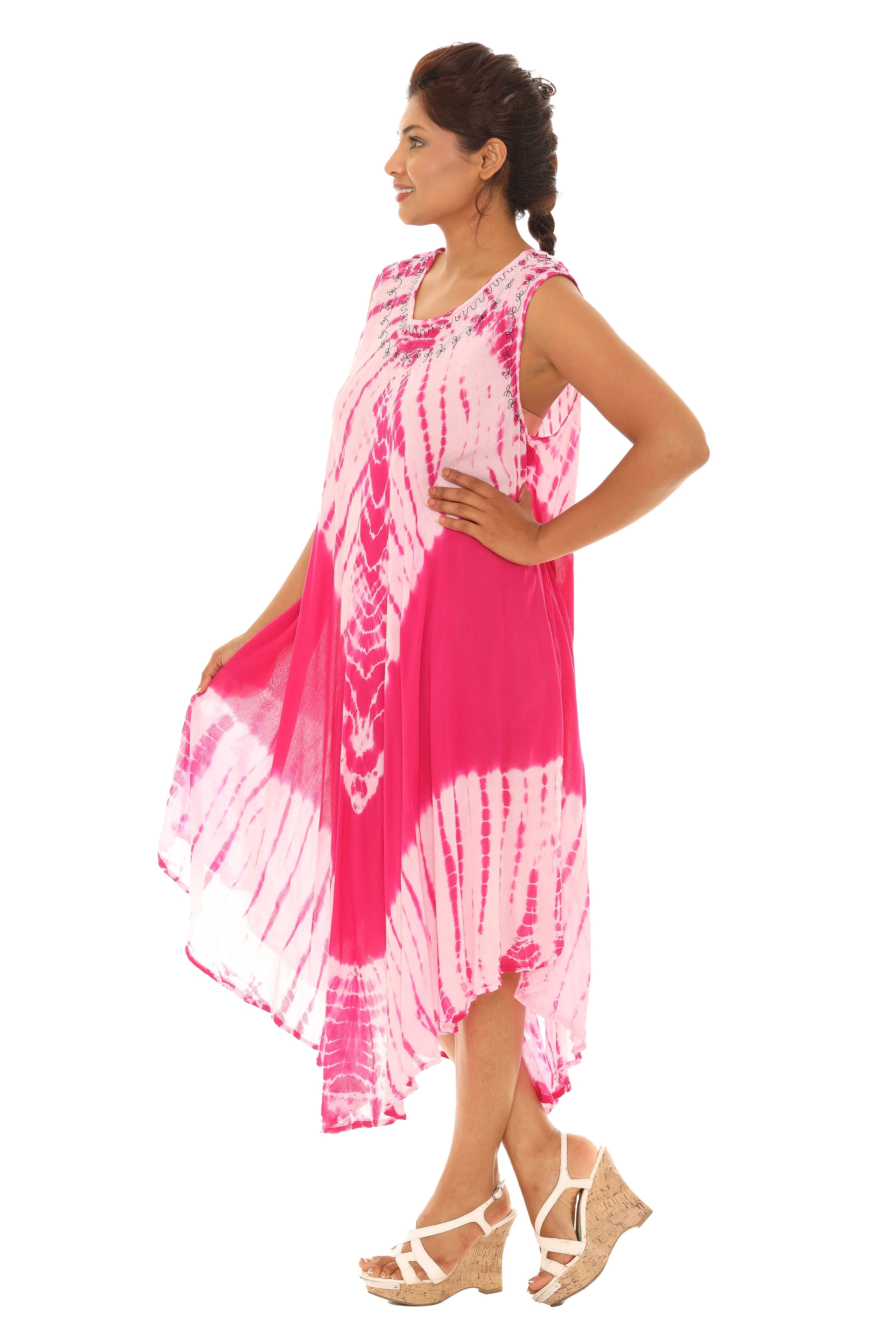 Tie Dye Rayon Sundress - Shoreline Wear, Inc.