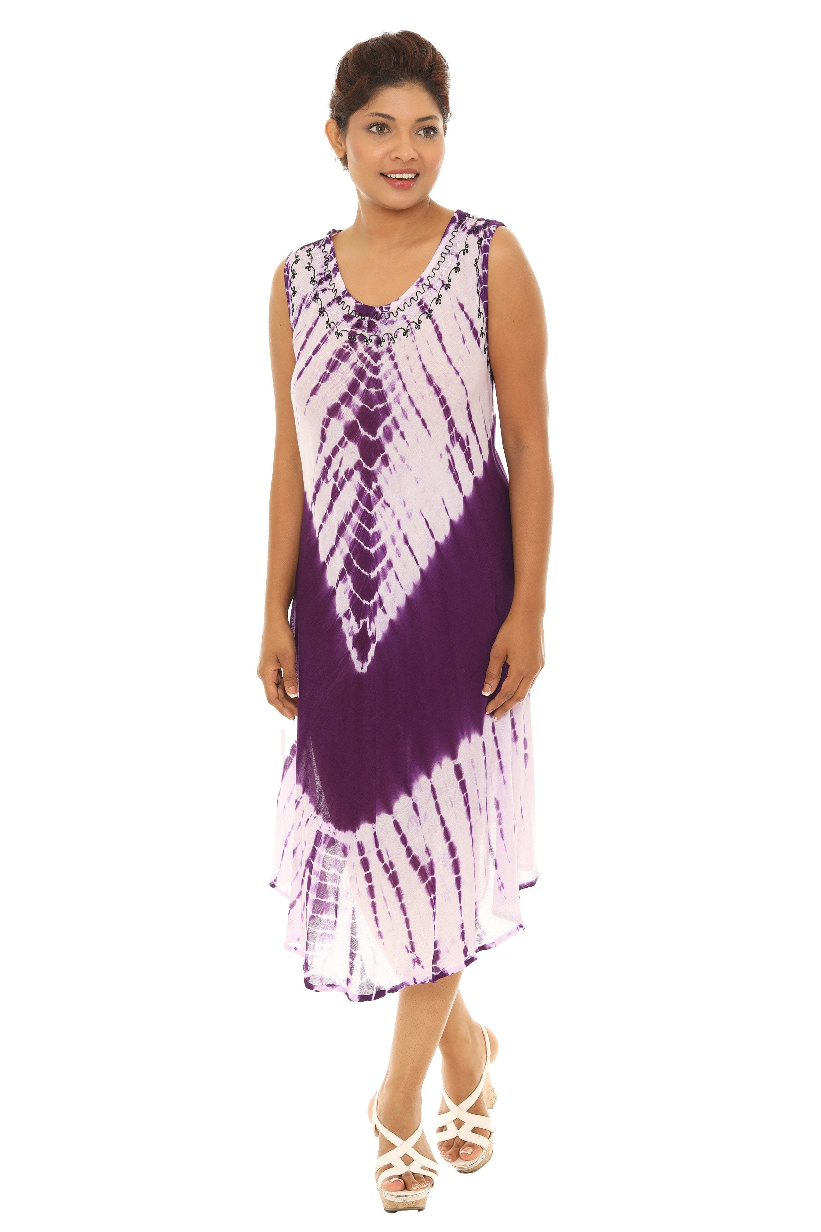 Tie Dye Rayon Sundress - Shoreline Wear, Inc.