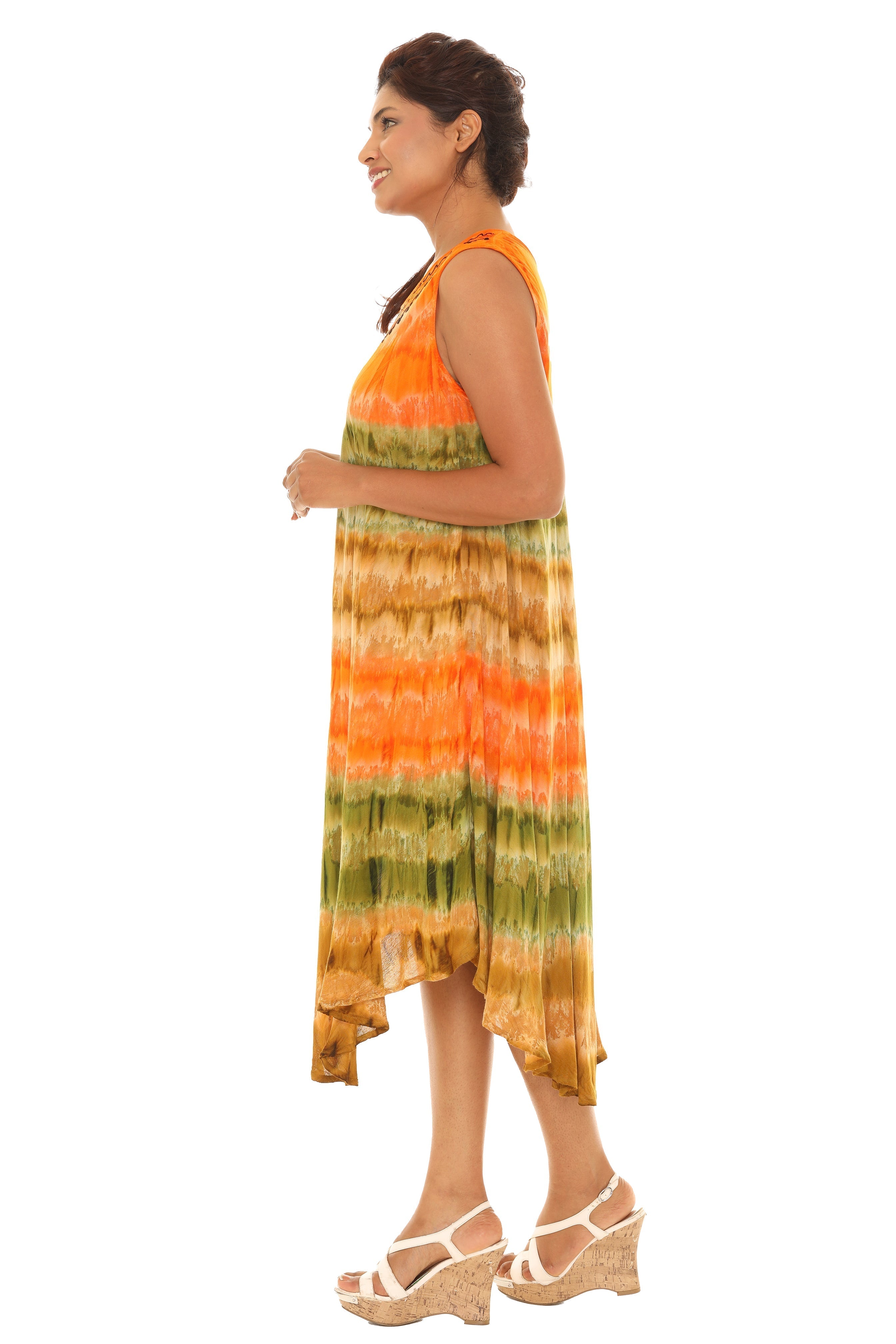 Tie Dye Rayon Sundress - Shoreline Wear, Inc.