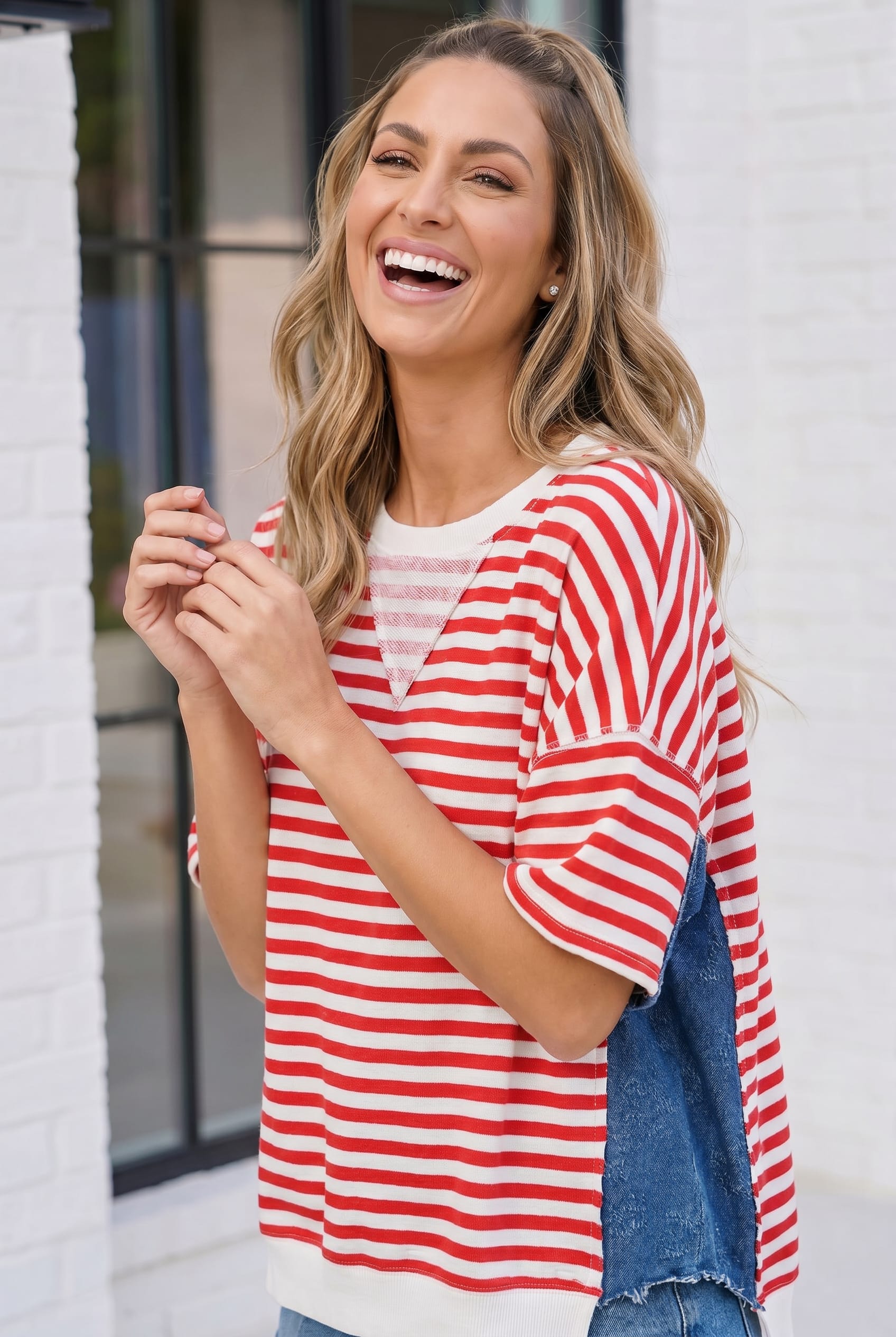 Stars Stripes and So Much Style Top - Charming Charlie