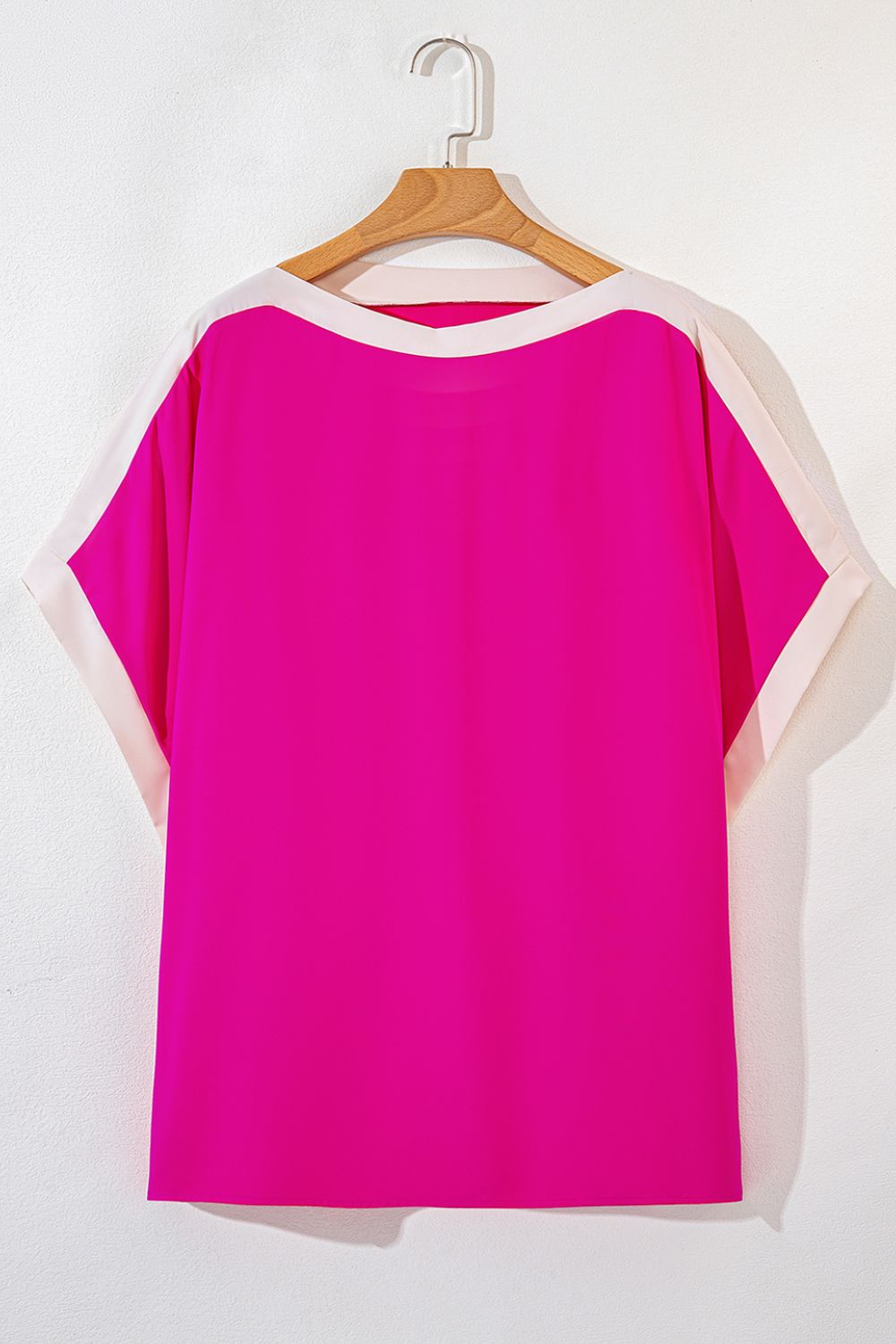 Boat Neck Half Sleeve Blouse - Charming Charlie