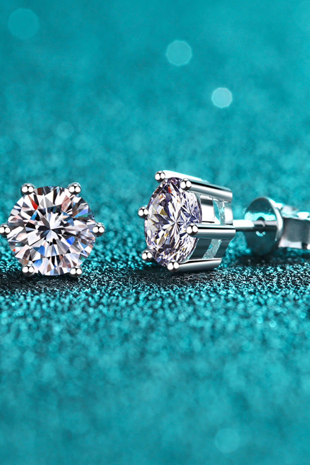 Adored Moissanite Stud Earrings - Charming Charlie