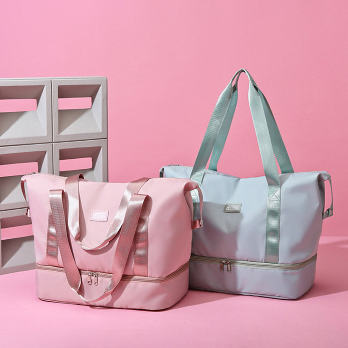 Multi Pocket Nylon Travel Bag - Charming Charlie