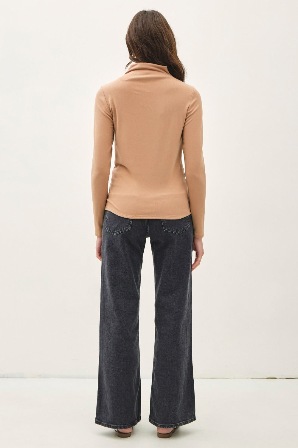 Be Cool Mock Neck Long Sleeve T-Shirt - Charming Charlie