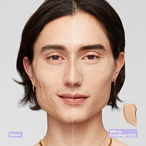 Revlon Illuminance Skin-Caring Liquid Foundation, Hyaluronic Acid, Hydrating and Nourishing Formula with Medium Coverage, 401 Light Coffee, 1 fl oz - Charming Charlie