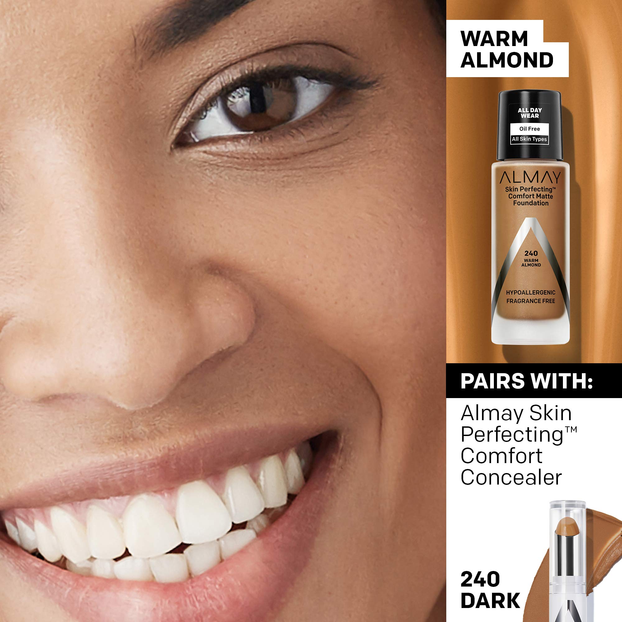 ALMAY Almay skin perfecting comfort matte foundation 1 Fluid Ounce - Charming Charlie