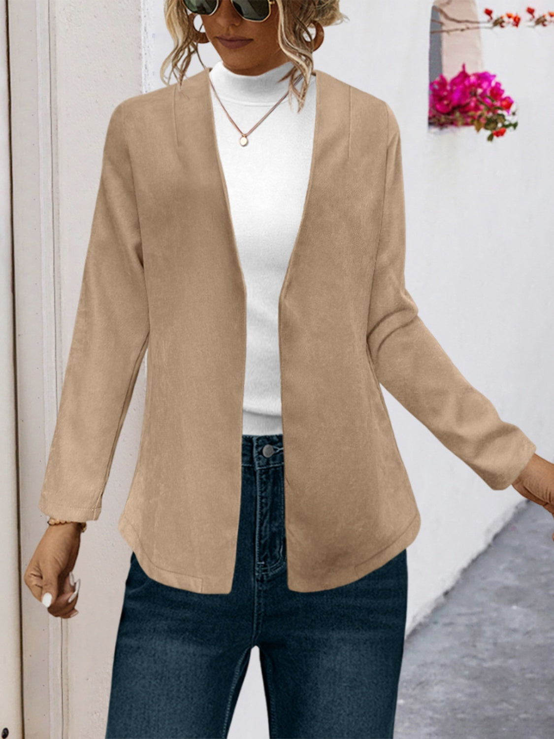 Open Front Long Sleeve Cardigan - Charming Charlie