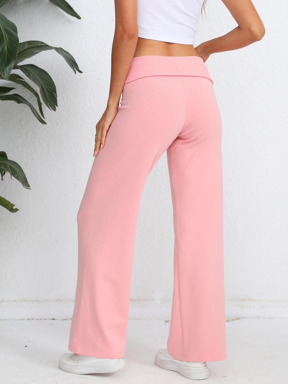 Elastic Waist Wide Leg Pants - Charming Charlie