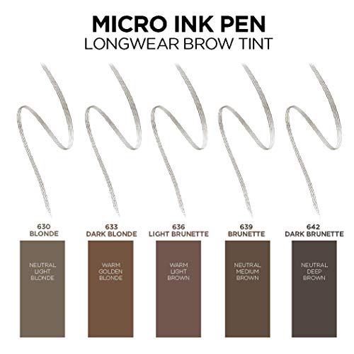 L'Oreal Paris Brow Stylist Micro Ink Pen by Brow Stylist, Up to 48HR Wear - Charming Charlie