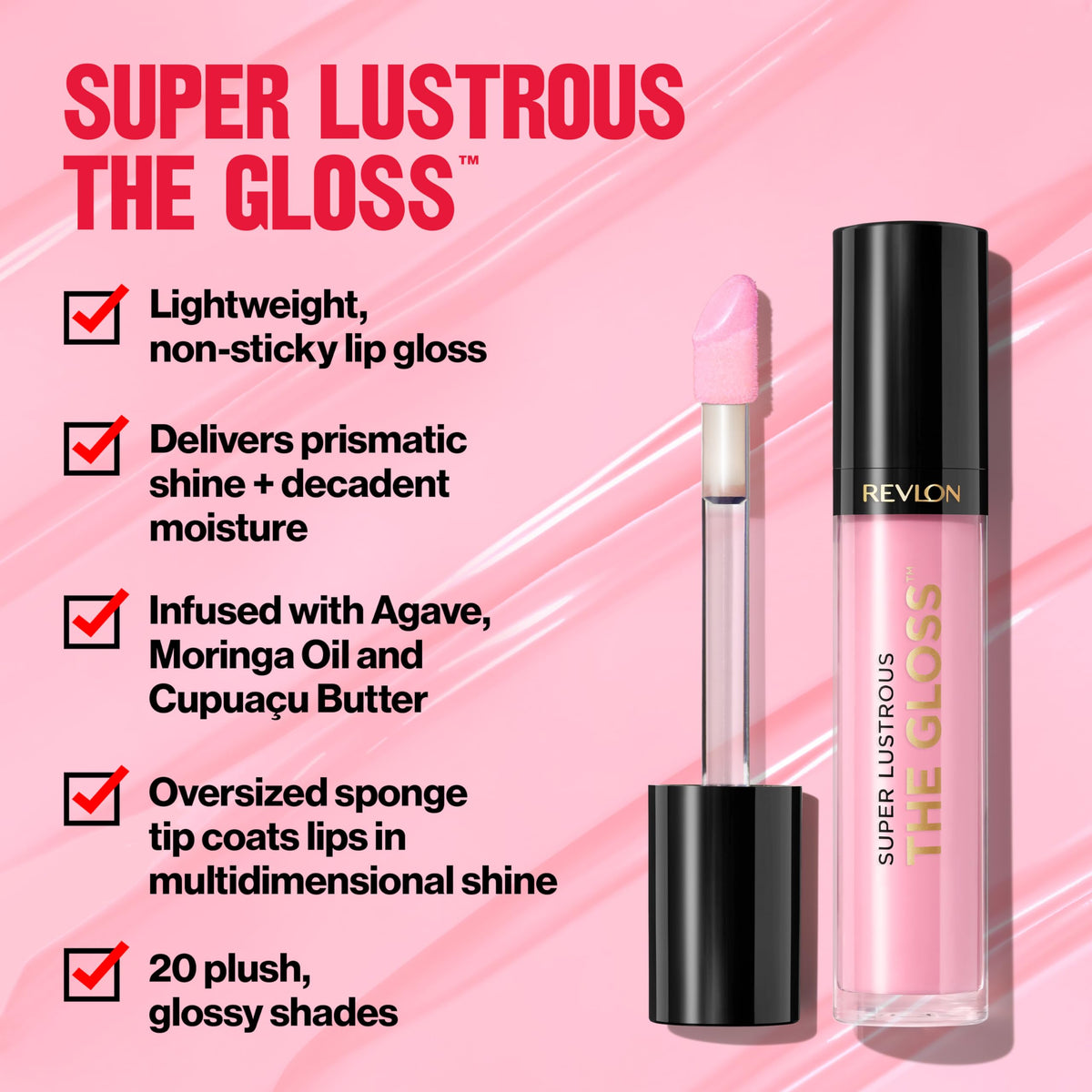 Revlon Lip Gloss Super Lustrous The Gloss 1 - Charming Charlie