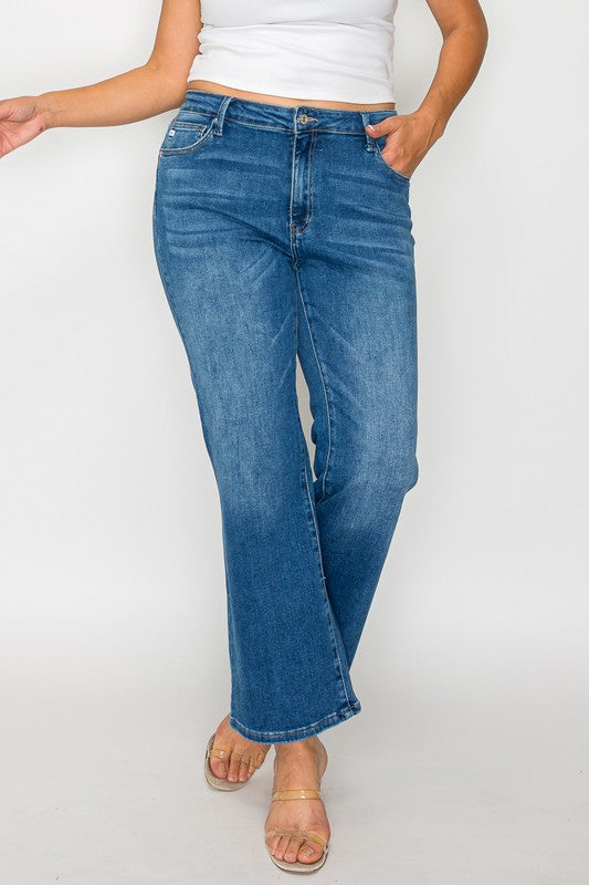 bytos Full Size Cat's Whiskers Mid Rise Ankle Jeans - Charming Charlie