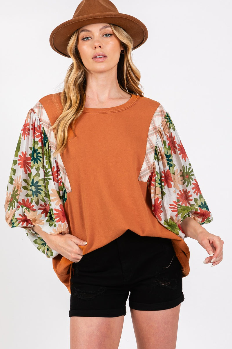 SAGE+FIG Love-Inpired Graphic Oversized T-Shirt