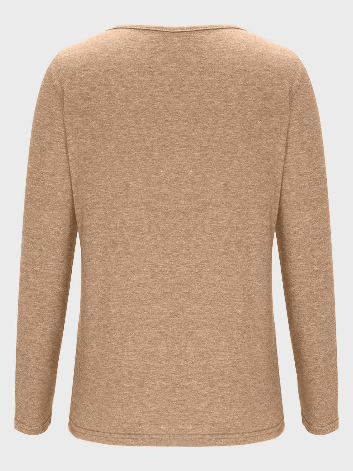 Crisscross V-Neck Long Sleeve T-Shirt - Charming Charlie