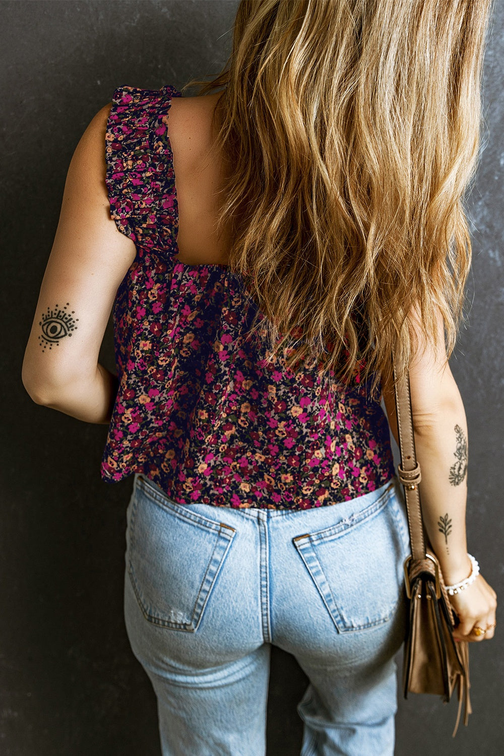 Printed Square Neck Tank - Charming Charlie