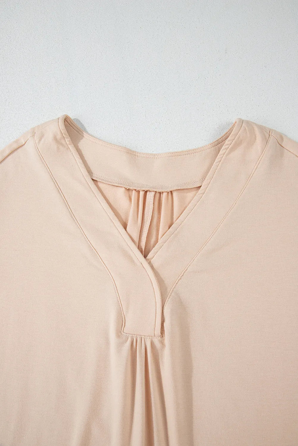 Printed V-Neck Long Sleeve Blouse - Charming Charlie