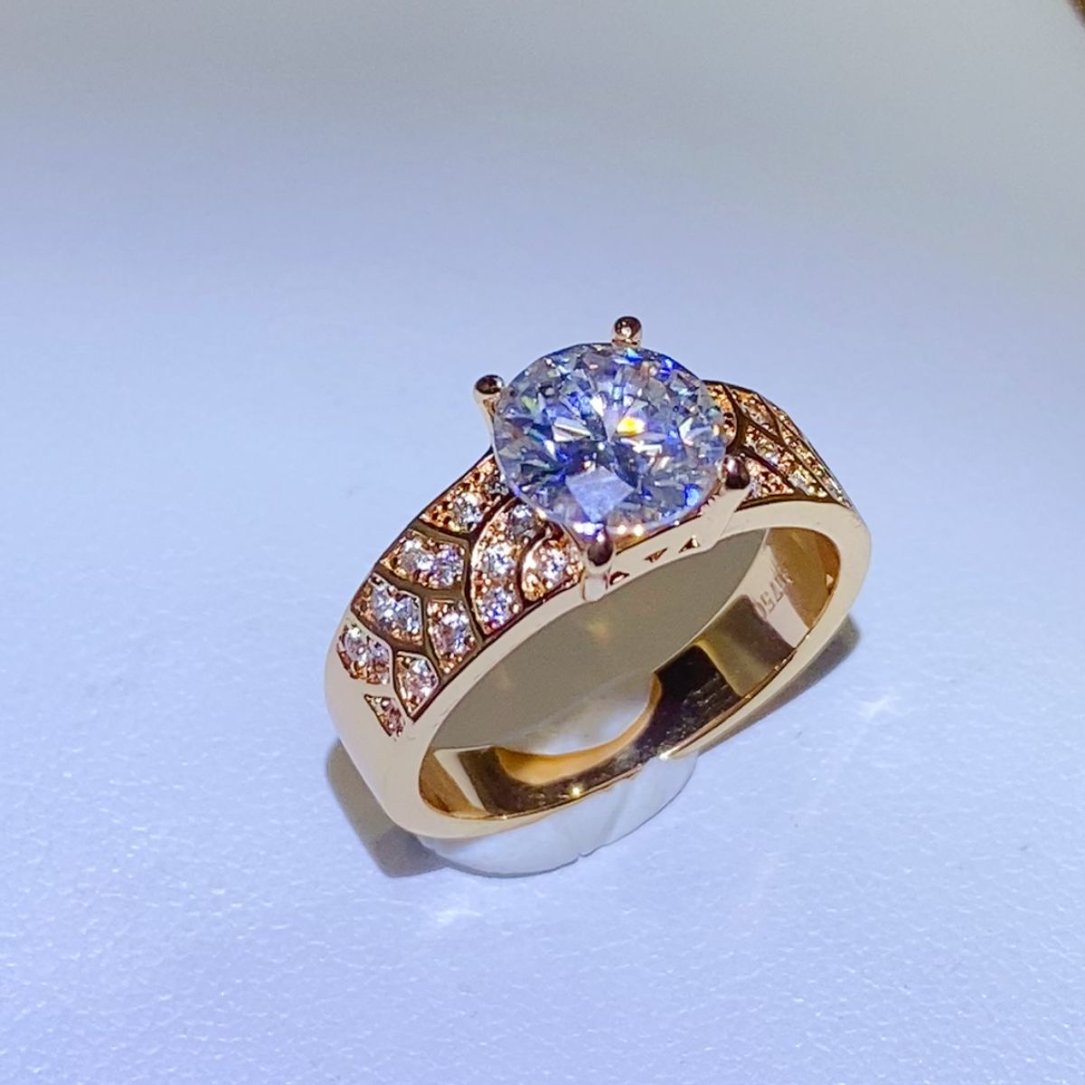 1.5 Carat 925 Sterling Silver Moissanite Ring - Charming Charlie