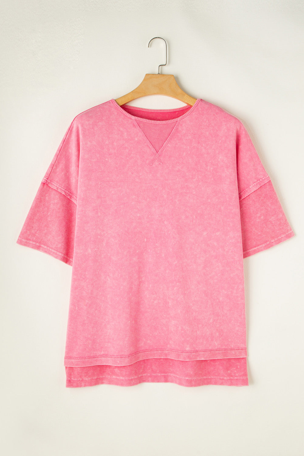 Plus Size Round Neck Half Sleeve T-Shirt - Charming Charlie