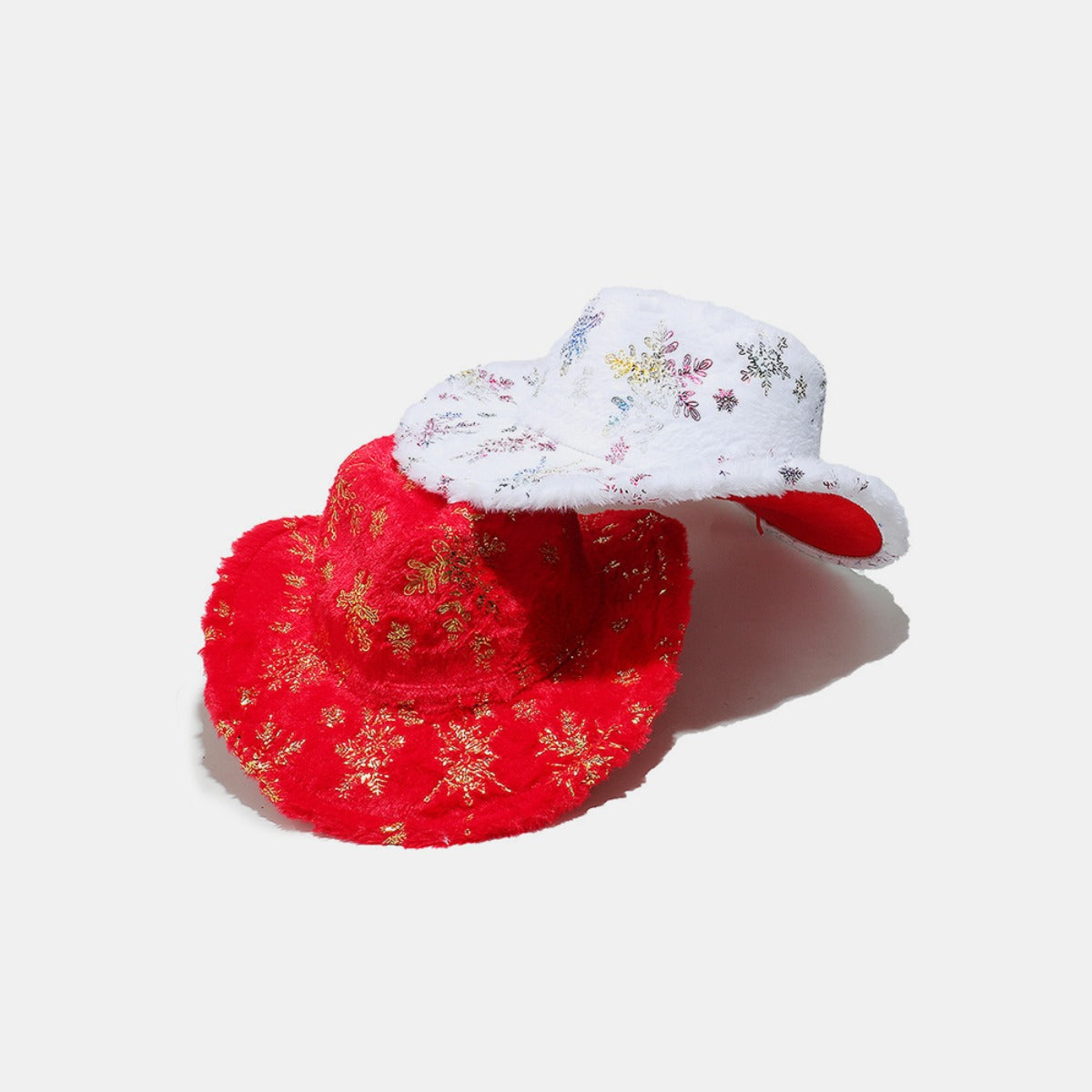 Fuzzy Snowflakes Polyester Hat - Charming Charlie