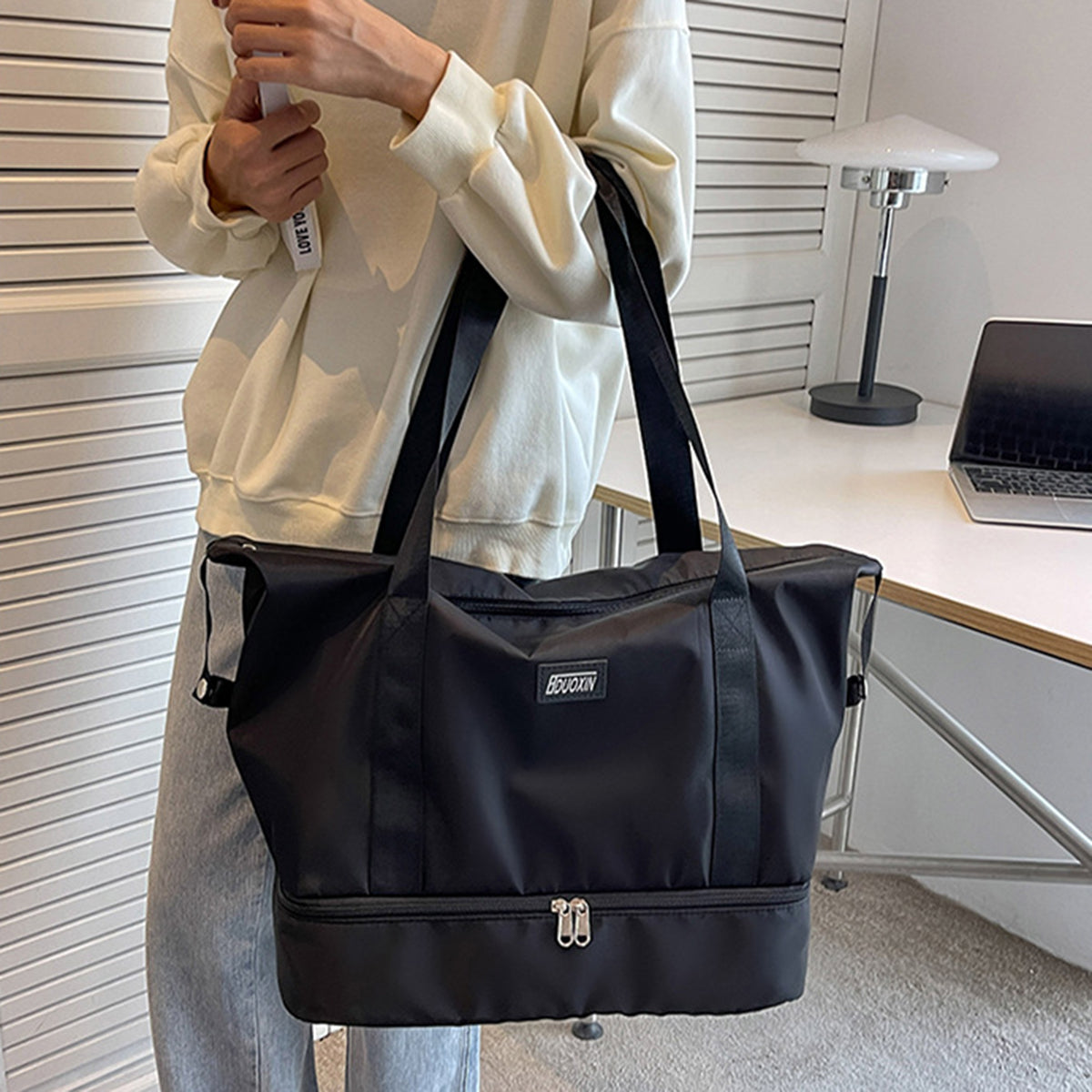 Multi Pocket Nylon Travel Bag - Charming Charlie