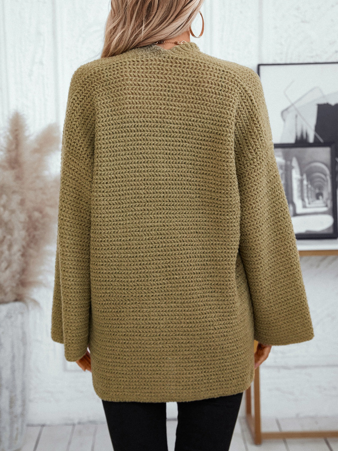 Open Front Long Sleeve Cardigan - Charming Charlie