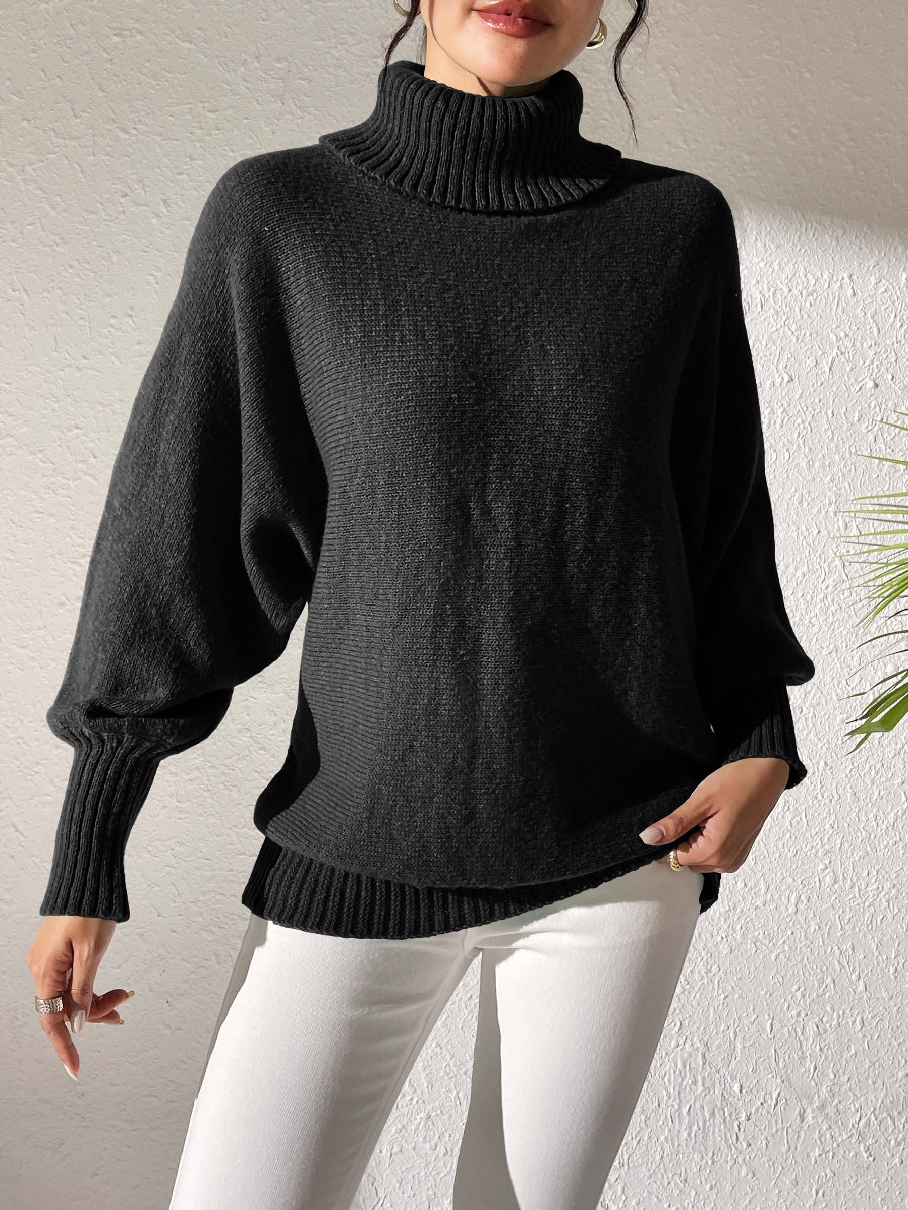 Turtleneck Long Sleeve Sweater - Charming Charlie