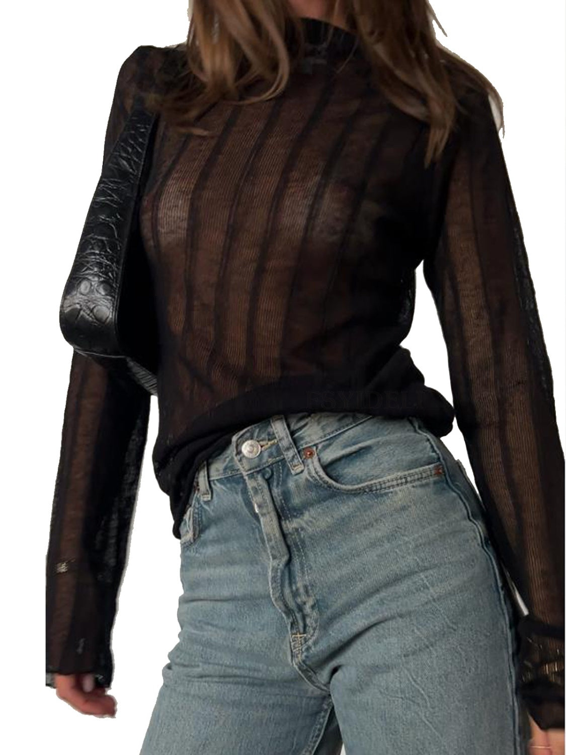 Round Neck Long Sleeve T-Shirt - Charming Charlie