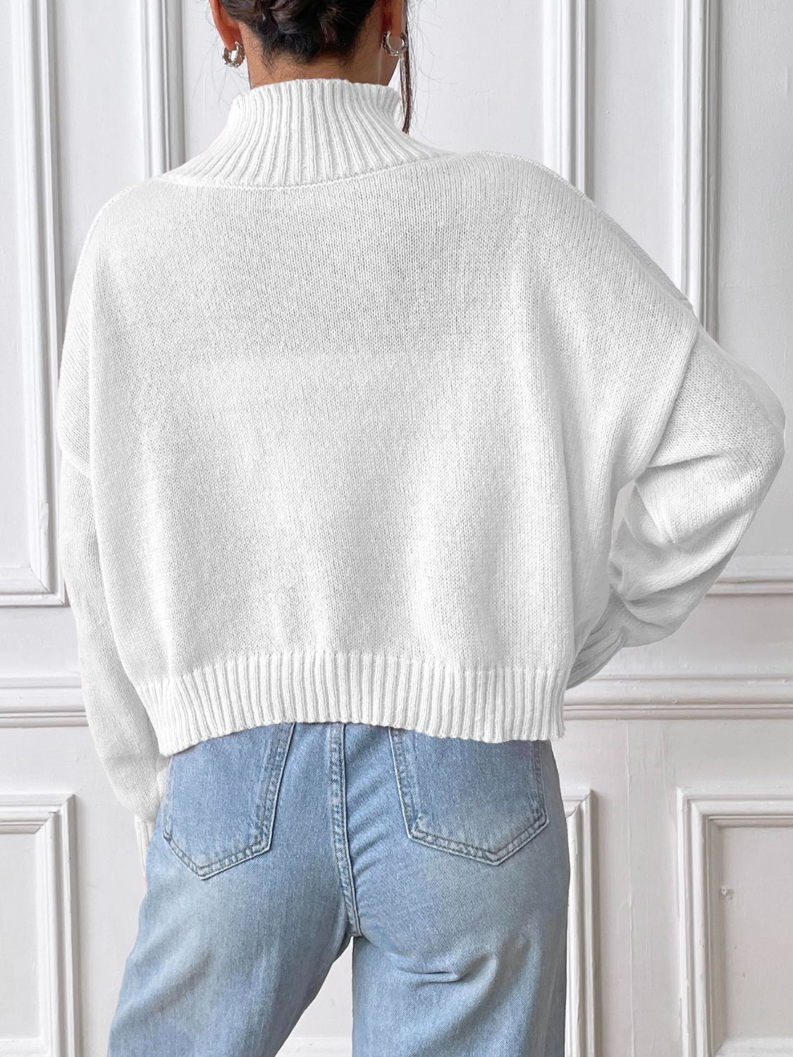 Turtleneck Long Sleeve Sweater - Charming Charlie