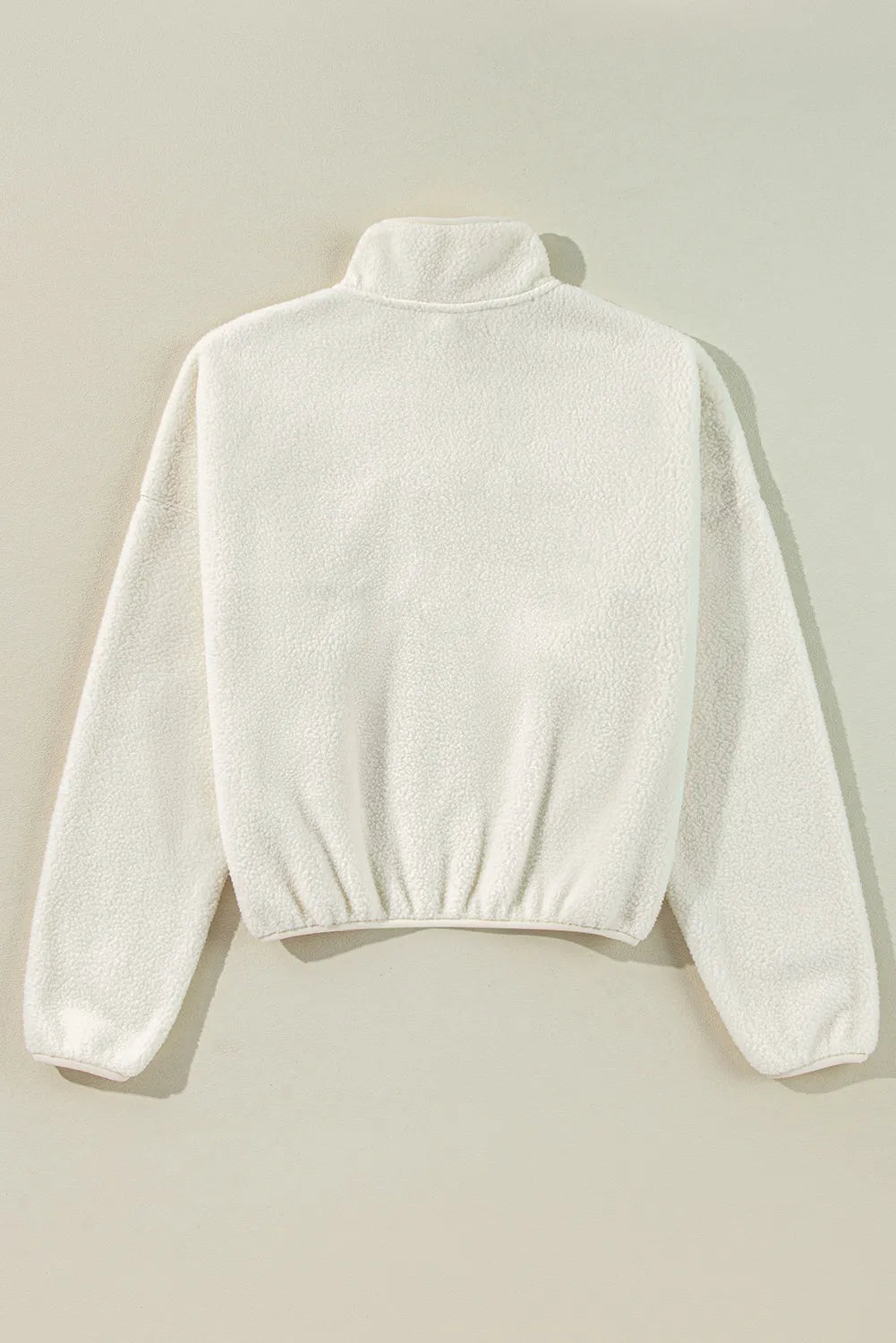 Sherpa Half Snap Long Sleeve Jacket - Charming Charlie