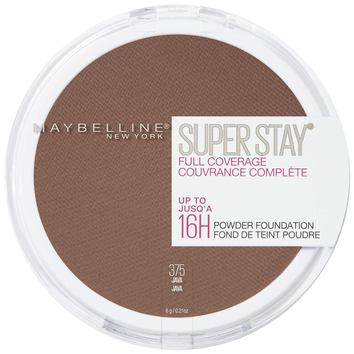 Maybelline Super Stay Full Coverage Powder Foundation Makeup Up to 16 Hour Wear Soft Creamy Matte 1 Count - Charming Charlie