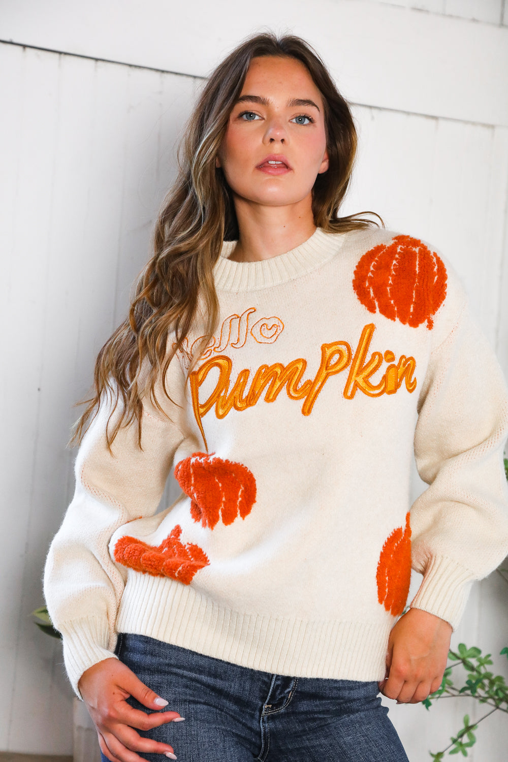 Hello Gourd-geous Pumkin Patch Pullover - Charming Charlie