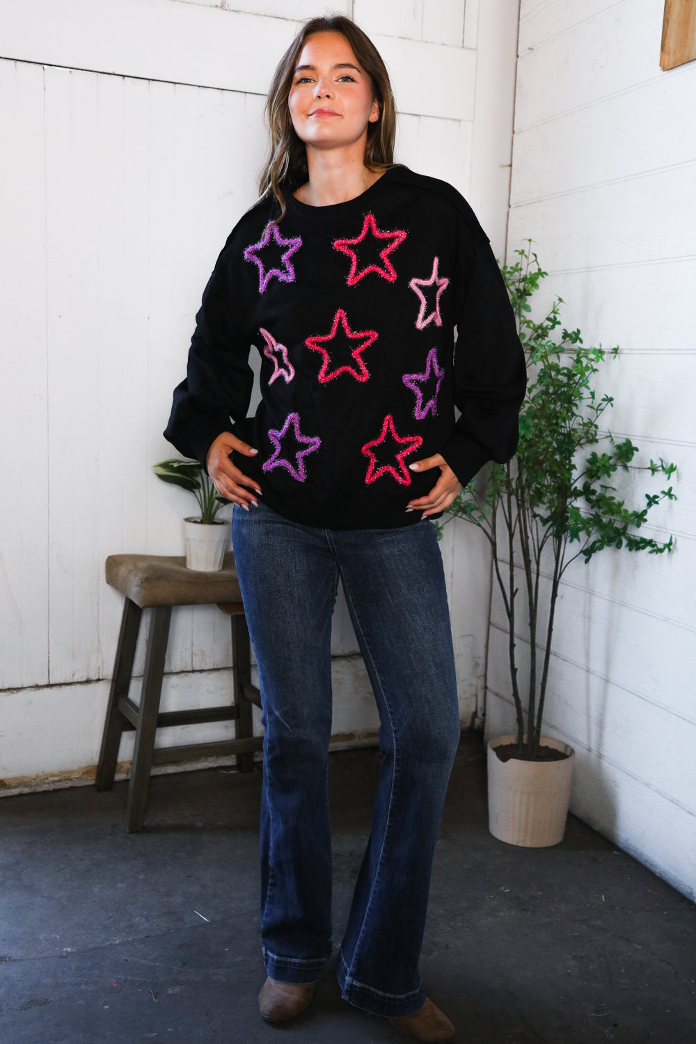 You Gave Me The Stars Cozy Sweater - Charming Charlie