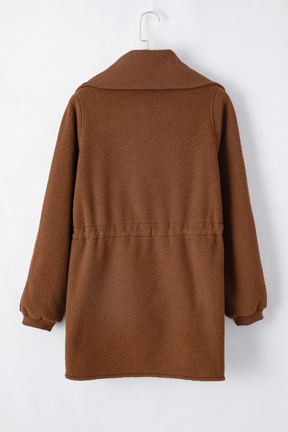 Drawstring Half Zip Long Sleeve Sweatshirt - Charming Charlie