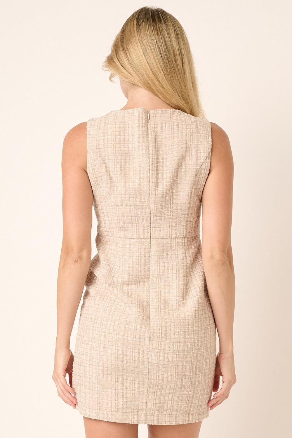 Mittoshop Tweed Sleeveless Mini Dress - Charming Charlie