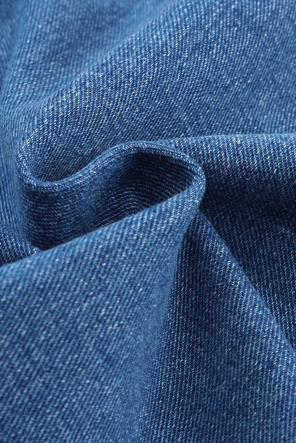 Collared Neck Button Up Denim Jacket - Charming Charlie