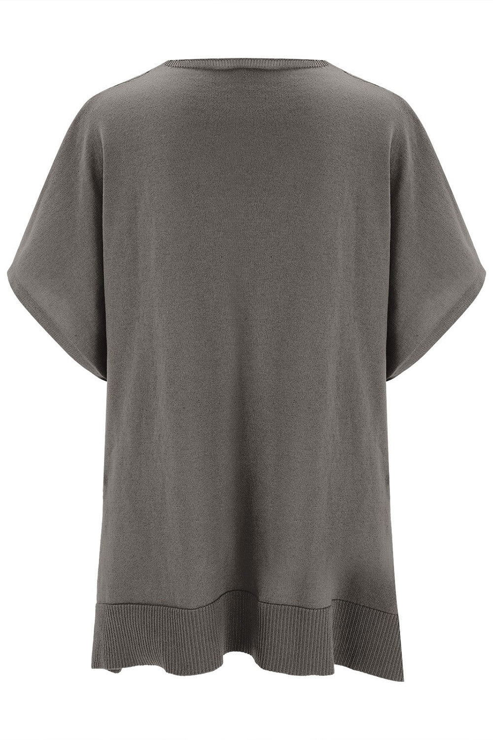 Slit V-Neck Half Sleeve Knit Top - Charming Charlie