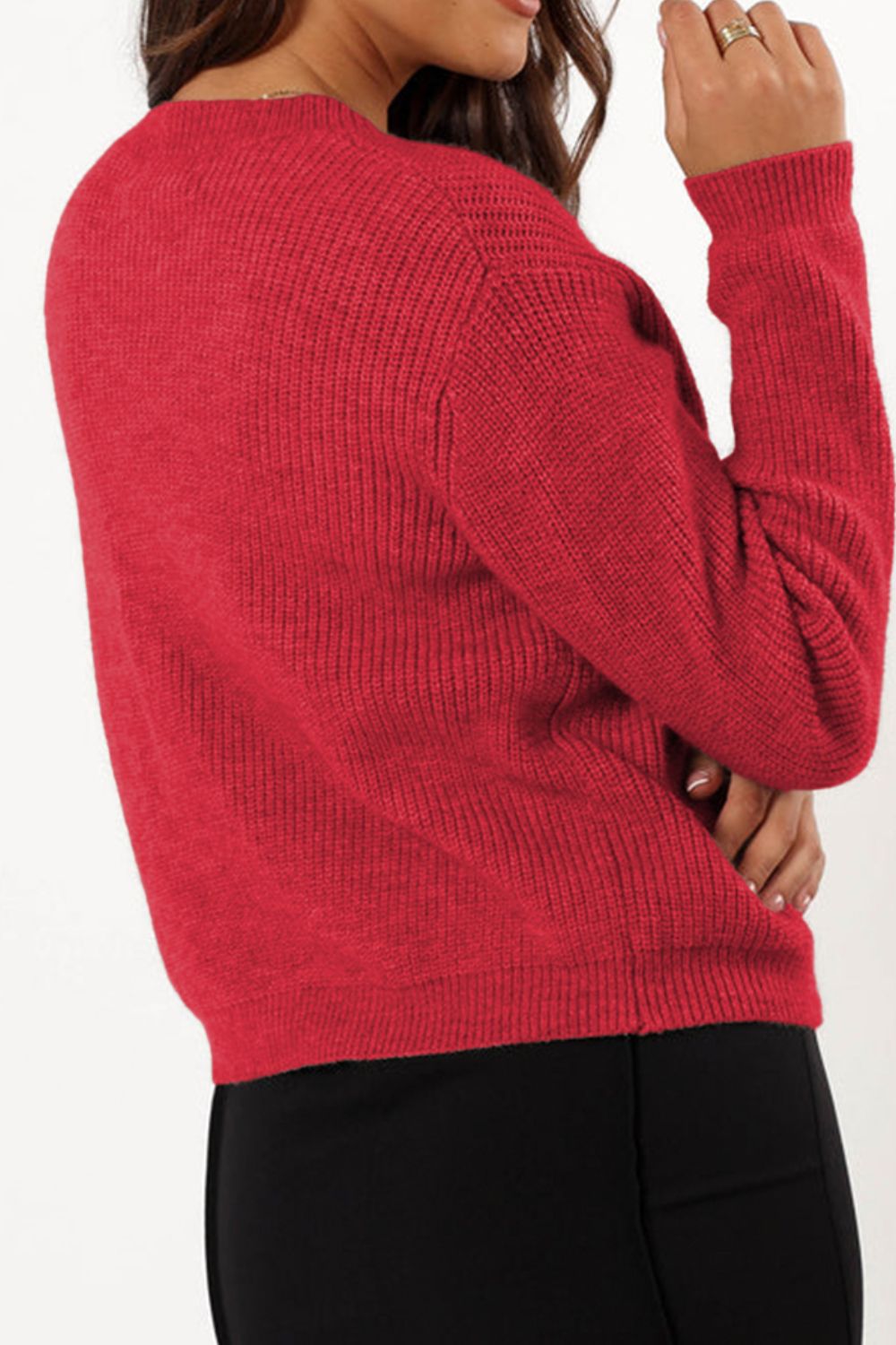 Tied Long Sleeve Cardigan - Charming Charlie