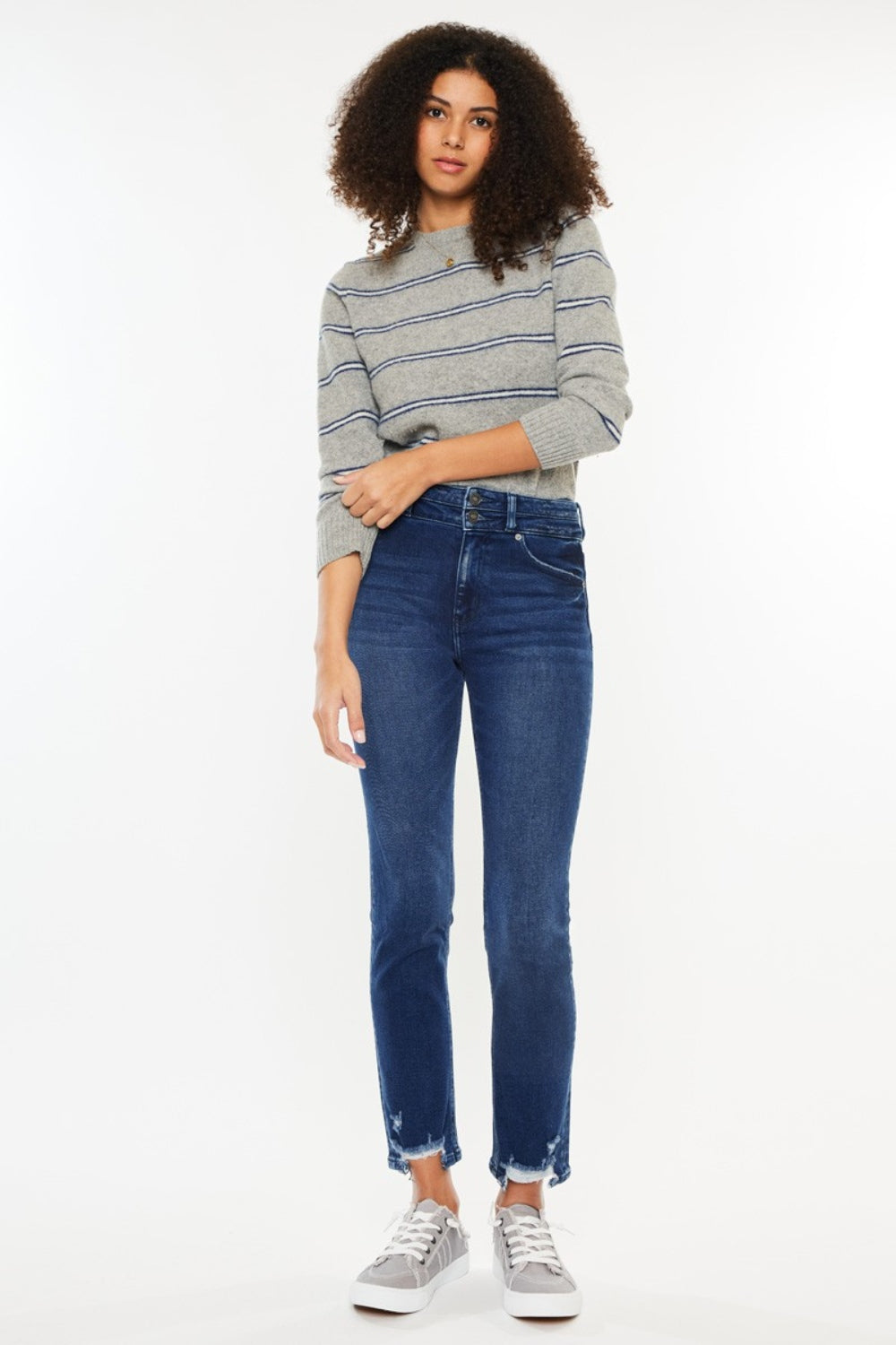 Kancan High Rise Slim Straight Jeans - Charming Charlie