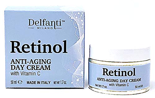 Delfanti-Milano • RETINOL ANTI-AGING Day Face Cream • with Vitamin C • Made in Italy - Charming Charlie