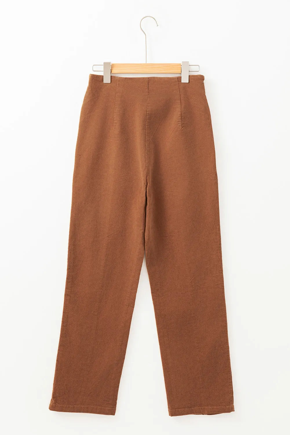 Decorative Button Straight Leg Pants - Charming Charlie