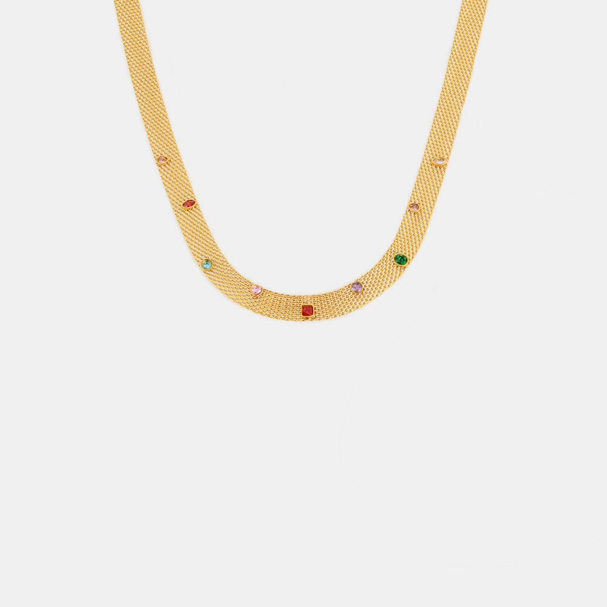 Titanium Steel Zircon Necklace - Charming Charlie