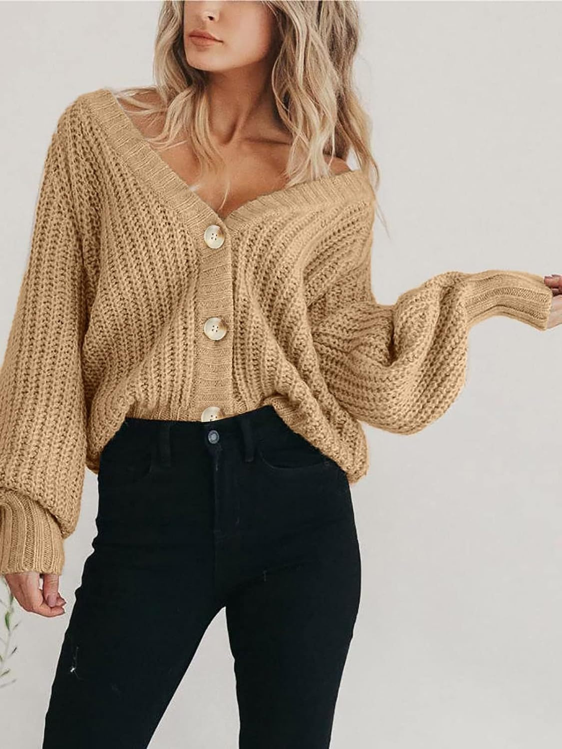 Button Up Long Sleeve Cardigan - Charming Charlie