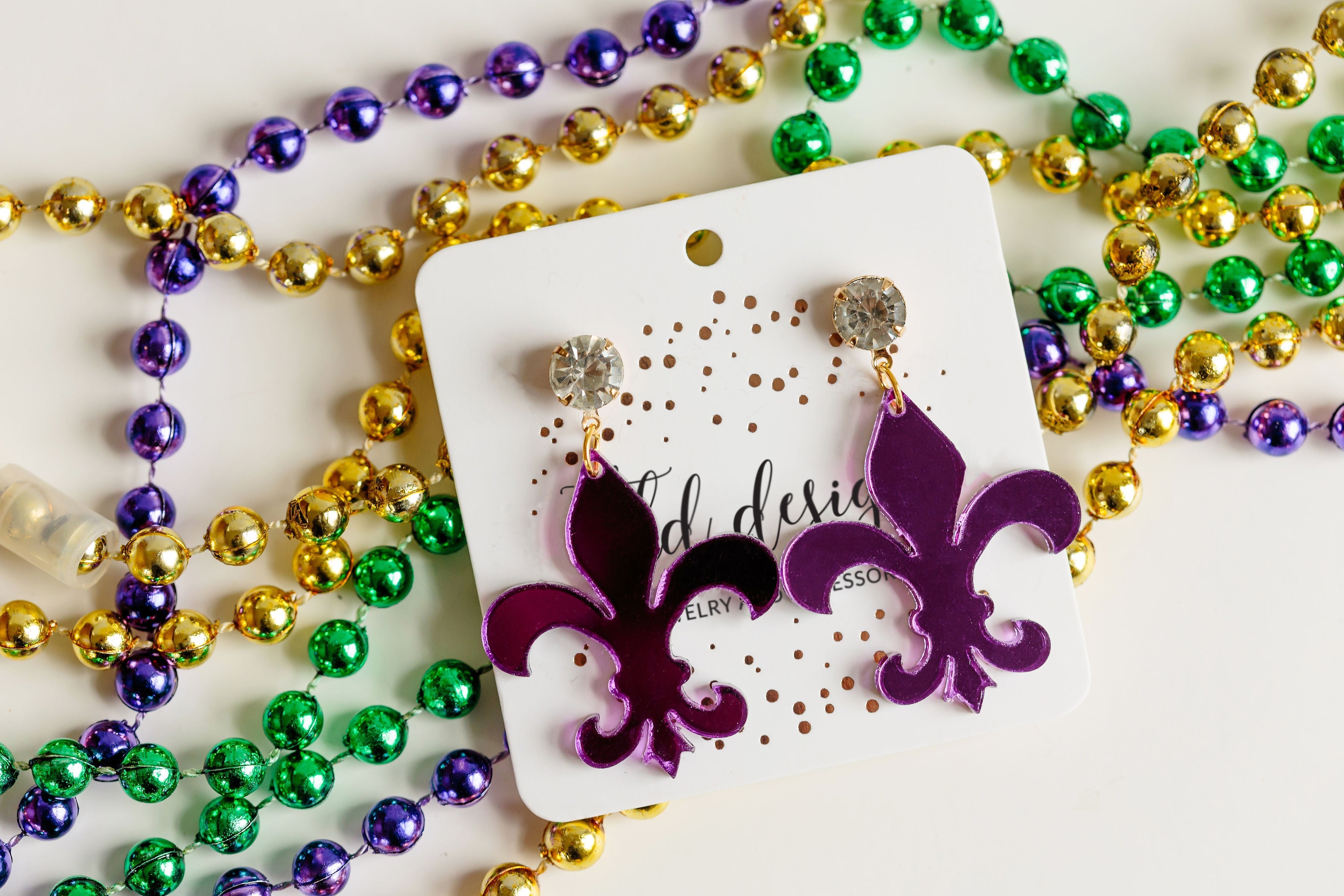 Gold and Purple Acrylic Party - Charming Charlie