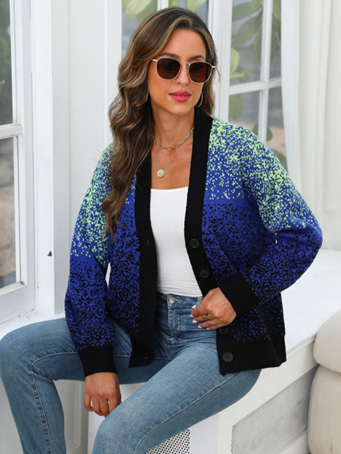 Button Up Long Sleeve Cardigan - Charming Charlie