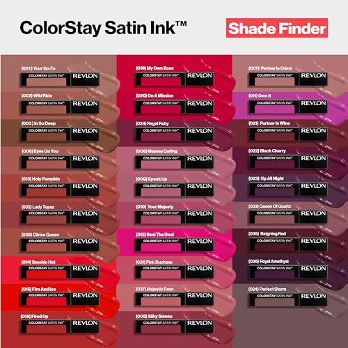 Revlon ColorStay Satin Ink Liquid Lipstick with Black Currant Seed Oil 0.17 fl - Charming Charlie